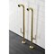 Aqua Vintage AE810S7DKL Freestanding Tub Supply Line, Brushed Brass AE810S7DKL - alternate 2